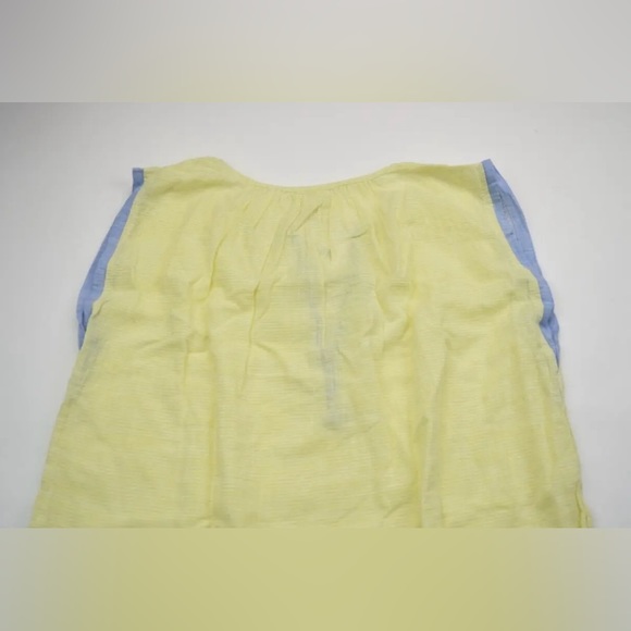 New $178 Joie Womens Small Marijan Cotton Yellow Above Knee Shift Dress - Picture 7 of 14